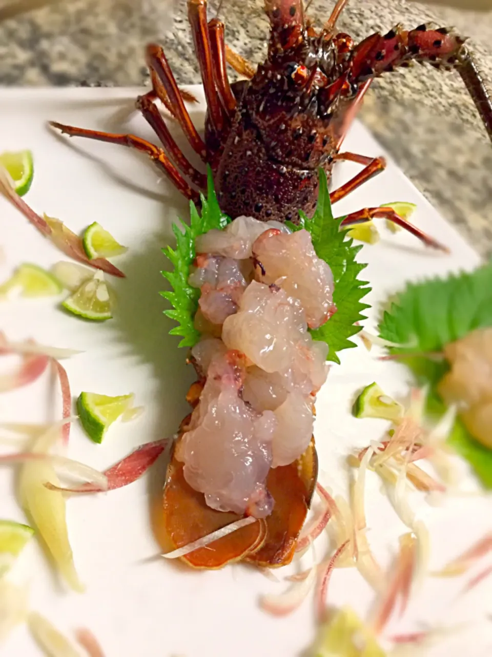 訳あり伊勢海老 の刺身|Nobuko  Kawanishiさん