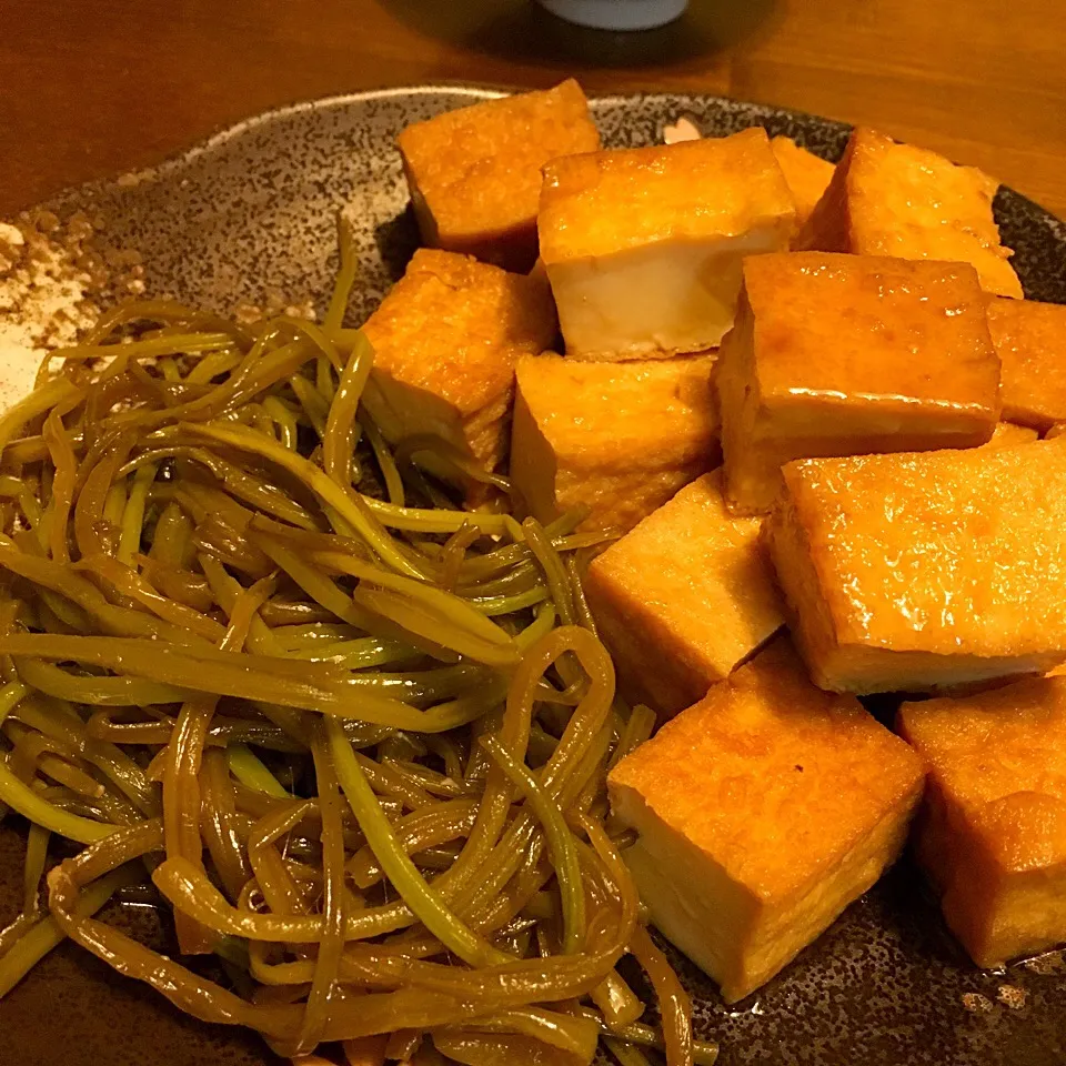 うさかめさんの料理 芋のつるの煮物|ゆうみん（4人の母ちゃん）さん