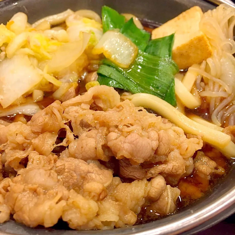 牛すき鍋定食|ちな姉＠水ノ智南英さん