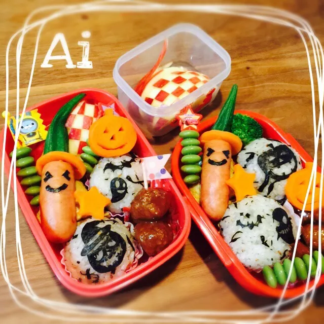 Snapdishの料理写真:ハロウィン遠足弁当(•ᵕᴗᵕ•)|Ai☆さん