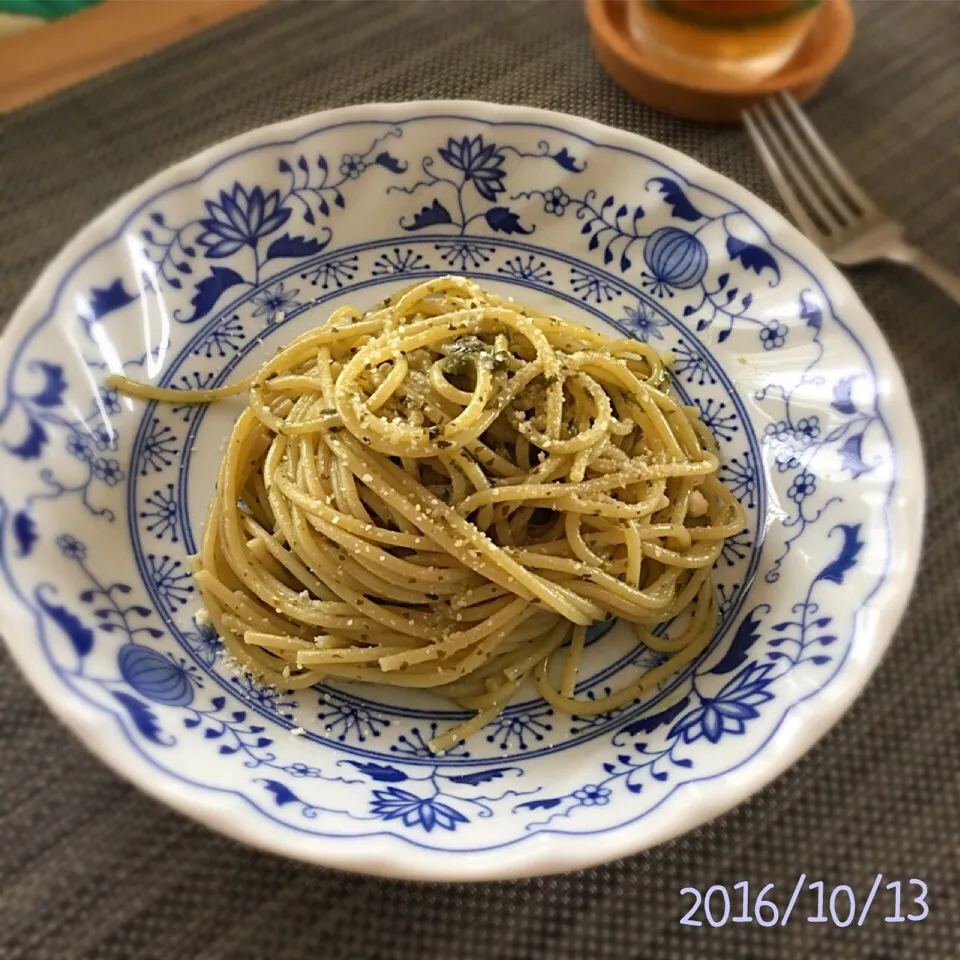 Snapdishの料理写真:パクジェノベーゼ🍝|𓇼 Ⓢ Ⓗ Ⓘ Ⓝ Ⓞ Ⓑ Ⓤ 𓇼さん