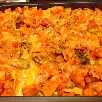 Honey nut squash lasagna / ハニーナッツスクオッシュラザニア🧀🍅🎃|kahoさん