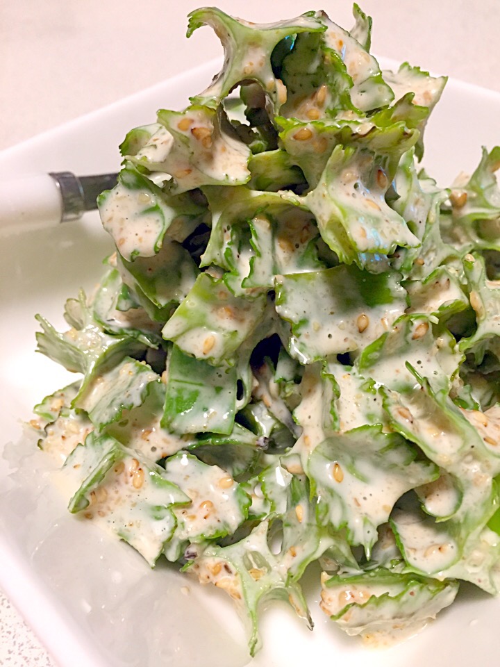 初です♪四角豆の胡麻マヨ和え☆