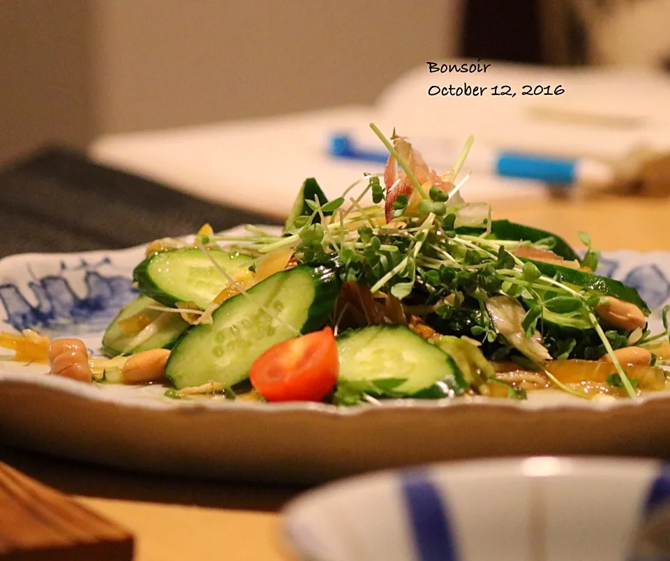 Snapdishの料理写真:野菜をたっぷり食べよう🍎🍋👍🍅サラダ|yasuko murakamiさん