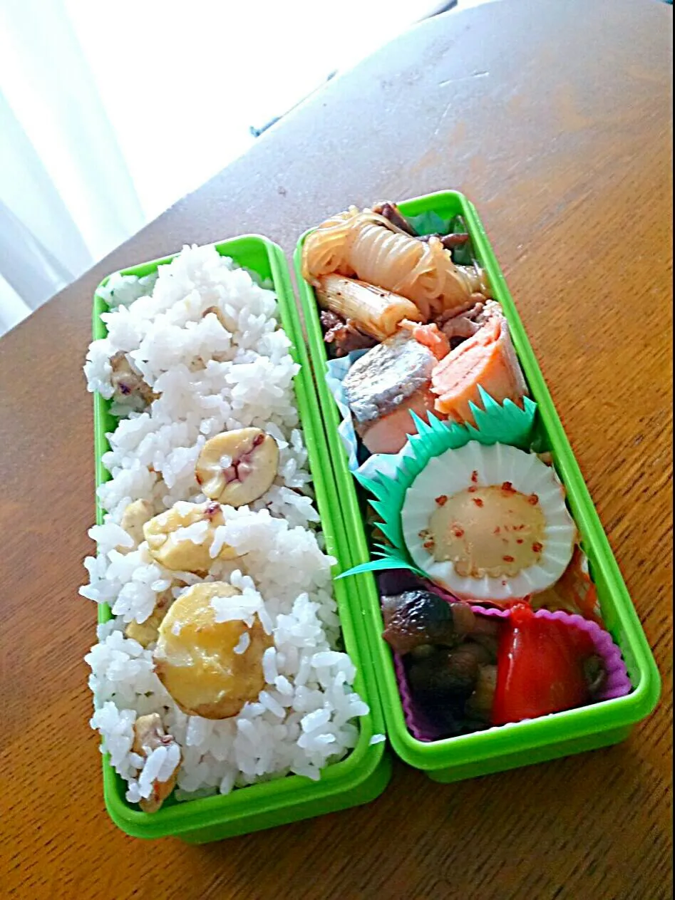 10/13 栗ご飯でお弁当～|Reikoさん