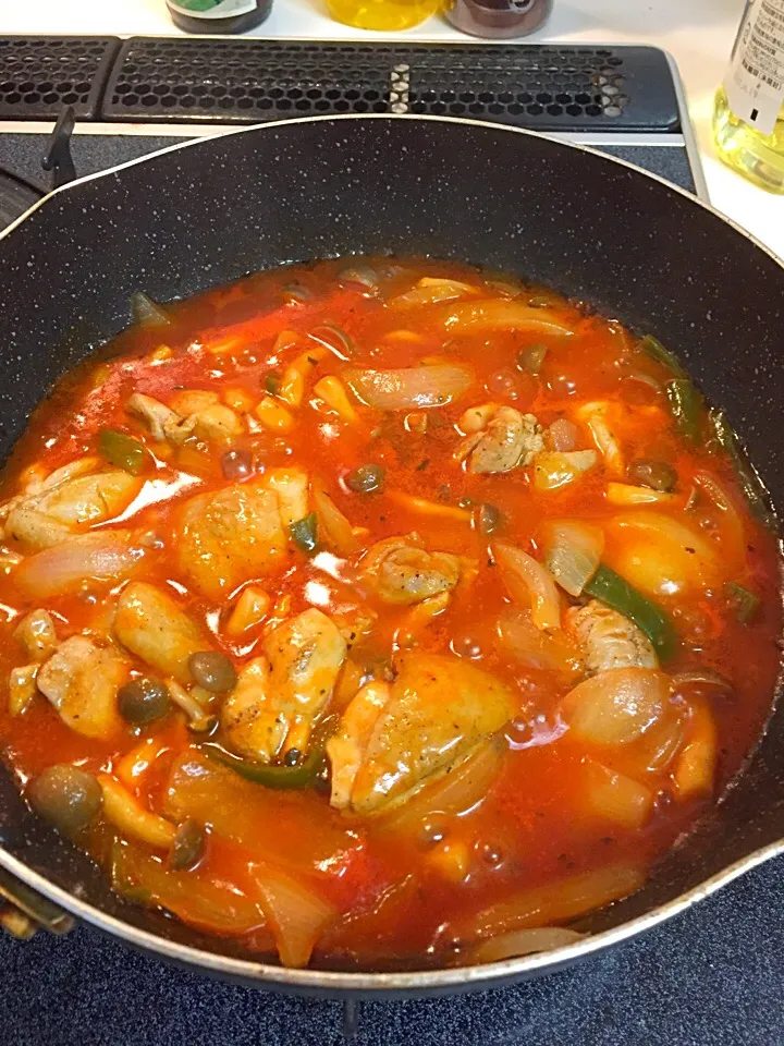 モモ肉と野菜のトマトソース煮込み|あゆみんさん