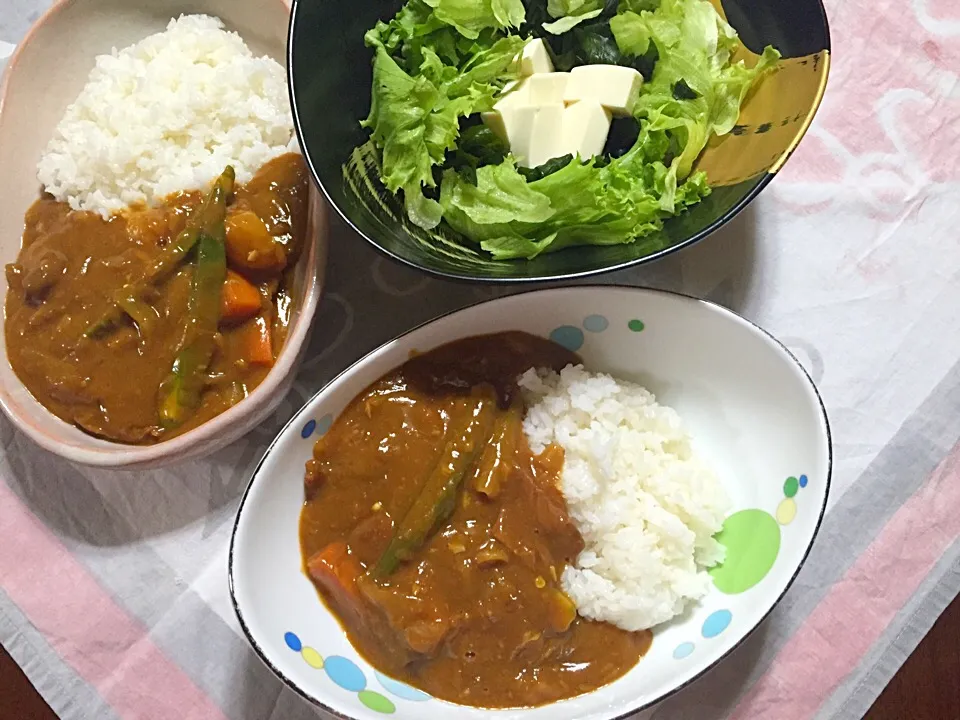 で、もちろん主役はカレーです😋🎵|さくたえさん