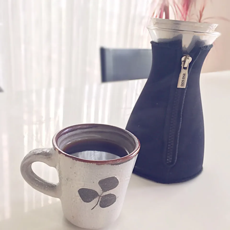 エバソロで入れたモーニングコーヒーは格別に美味しい☕️|すいかみかんさん