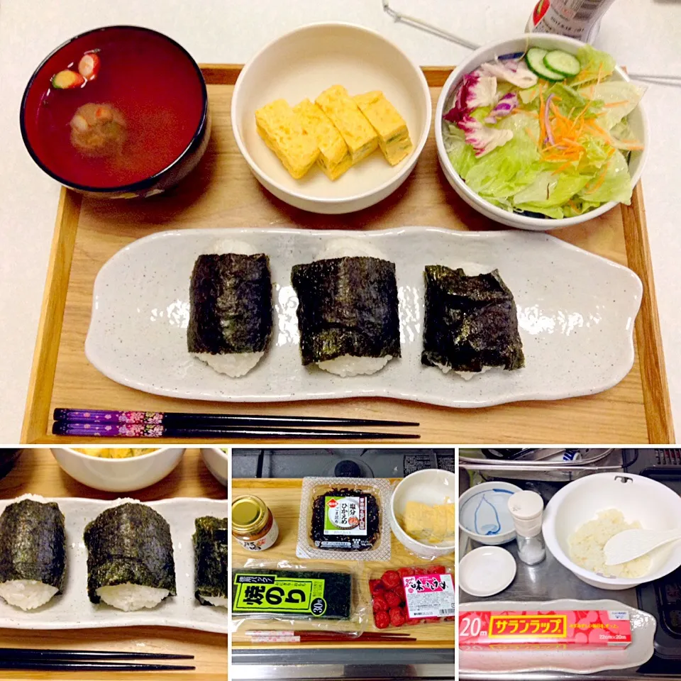 Snapdishの料理写真:おにぎり＆みそまる|kayak-gohanさん