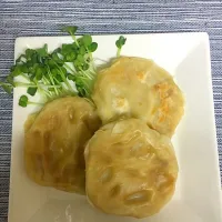 Snapdishの料理写真:レンコンの餃子お焼き|みなさん