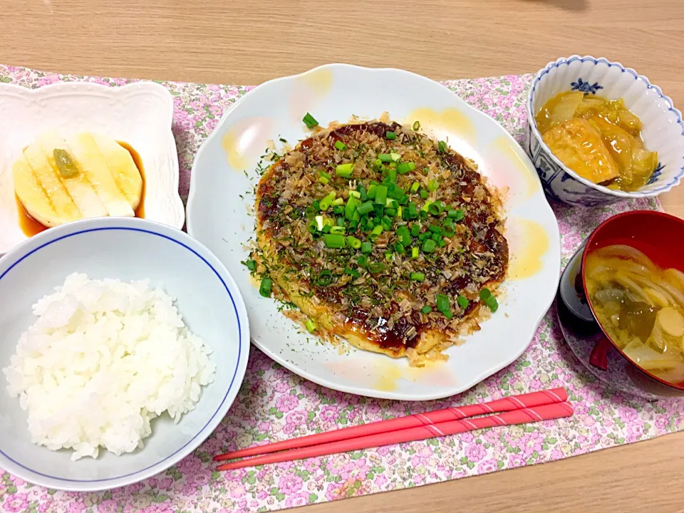 お好み焼き💛(ご飯のおかずに出来るタイプです笑)|いぶっきゃんさん