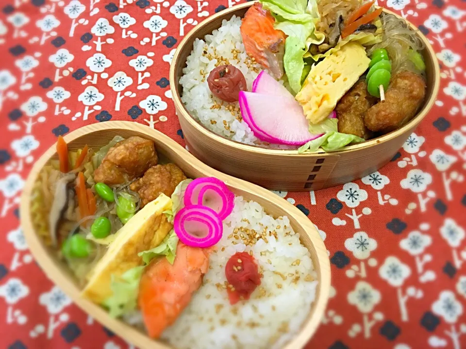 Snapdishの料理写真:アラフィフ夫婦のお弁当🍱|ショコラさん