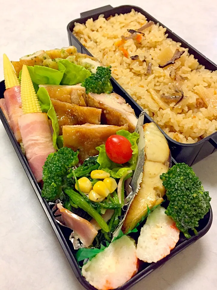 高校2年男子（照り焼きチキン）弁当🐔|じゅごんさん