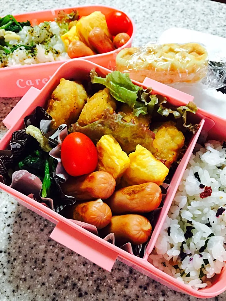 Snapdishの料理写真:今日の娘っちの お弁当|えみちさん