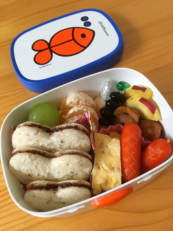 Snapdishの料理写真:10.14サンドイッチ弁当|まゆさん