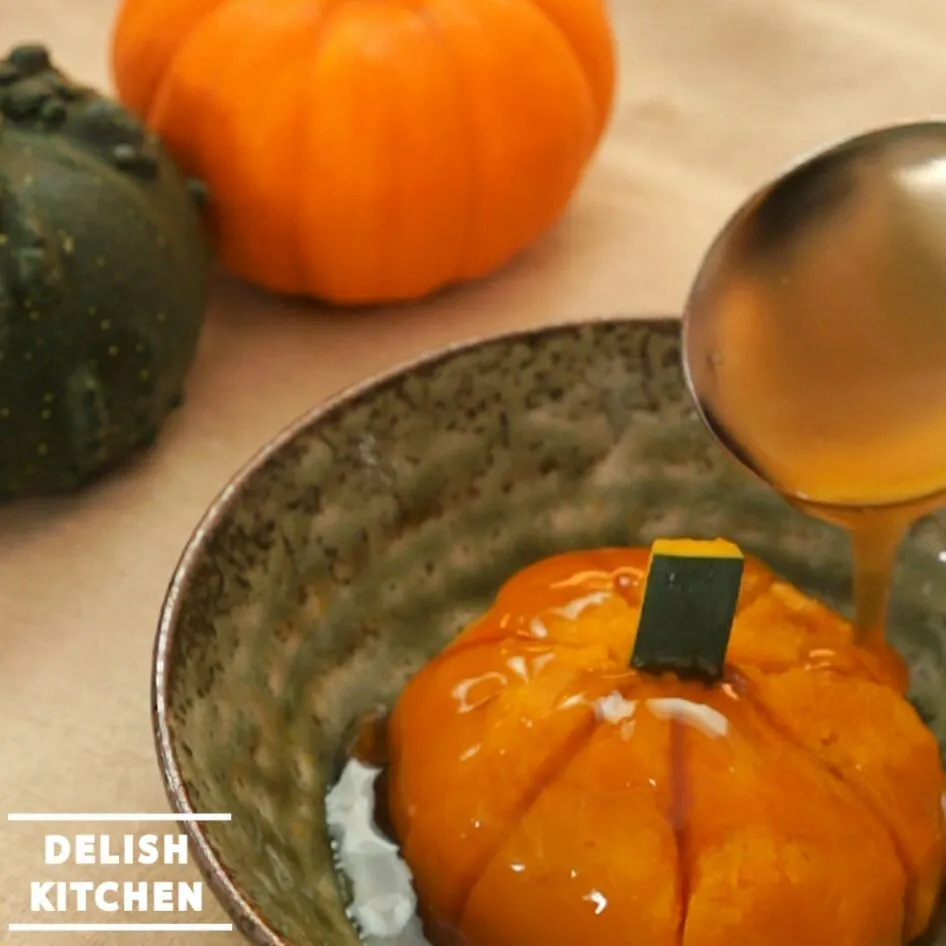 【動画】かぼちゃまんじゅう#delishkitchentv|DELISH KITCHENさん