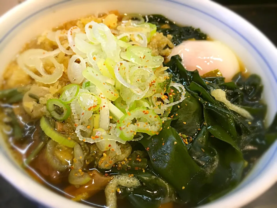 立食いそば手帳 名店120［首都圏編］きらく蕎麦 おがわ（浅草橋）ぜんぶいりそば 161014|ゆうじ.さん