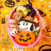 Snapdishの料理写真:スヌーピー♡ハロウィン弁当‼︎