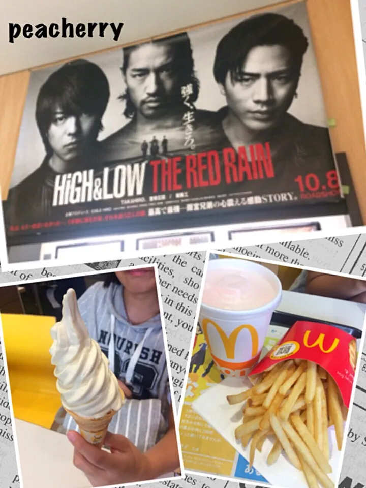 Snapdishの料理写真:次女と映画デート❤️マックでおやつ😅|☆ぴ〜ちゃん☆さん