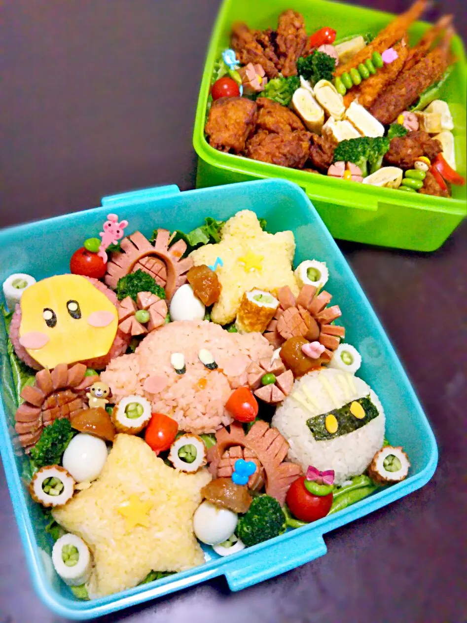 ★幼稚園運動会お弁当★キャラ弁★星のカービィ★|ひゆりままさん