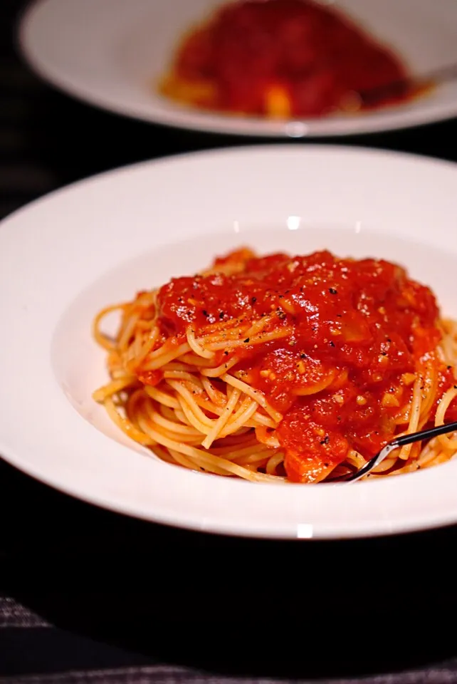 Tomato Sauce Pasta|てつやさん