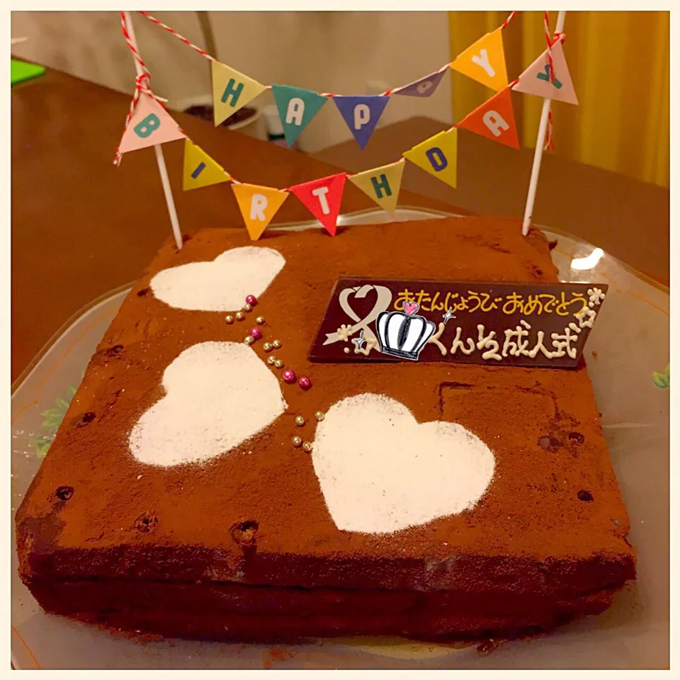 Snapdishの料理写真:バースデーケーキ🎂|chii4さん