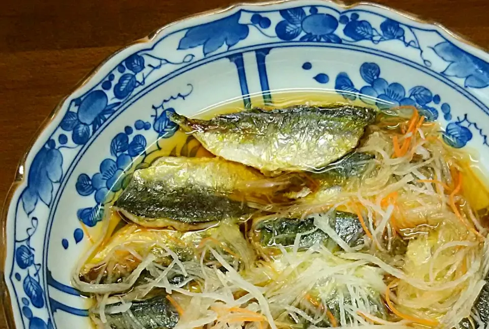 小鯵の三杯酢🐟|あらいぐまのしっぽさん