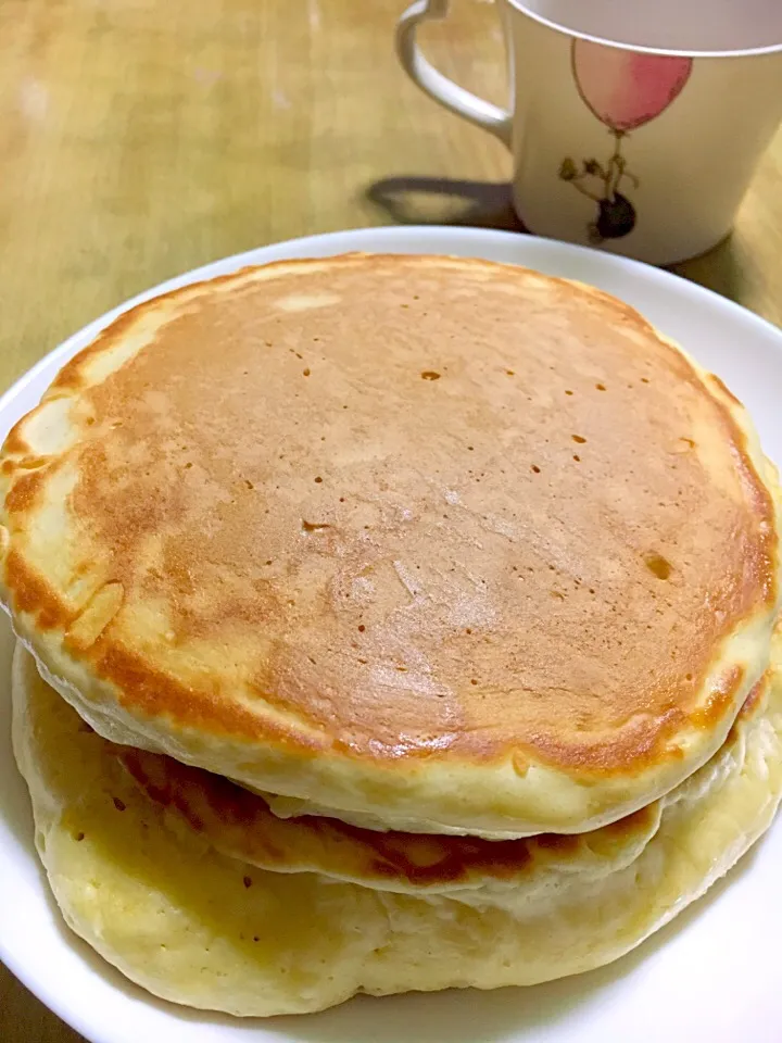 Snapdishの料理写真:パンケーキ😁👍🏻✨|Ayakoさん