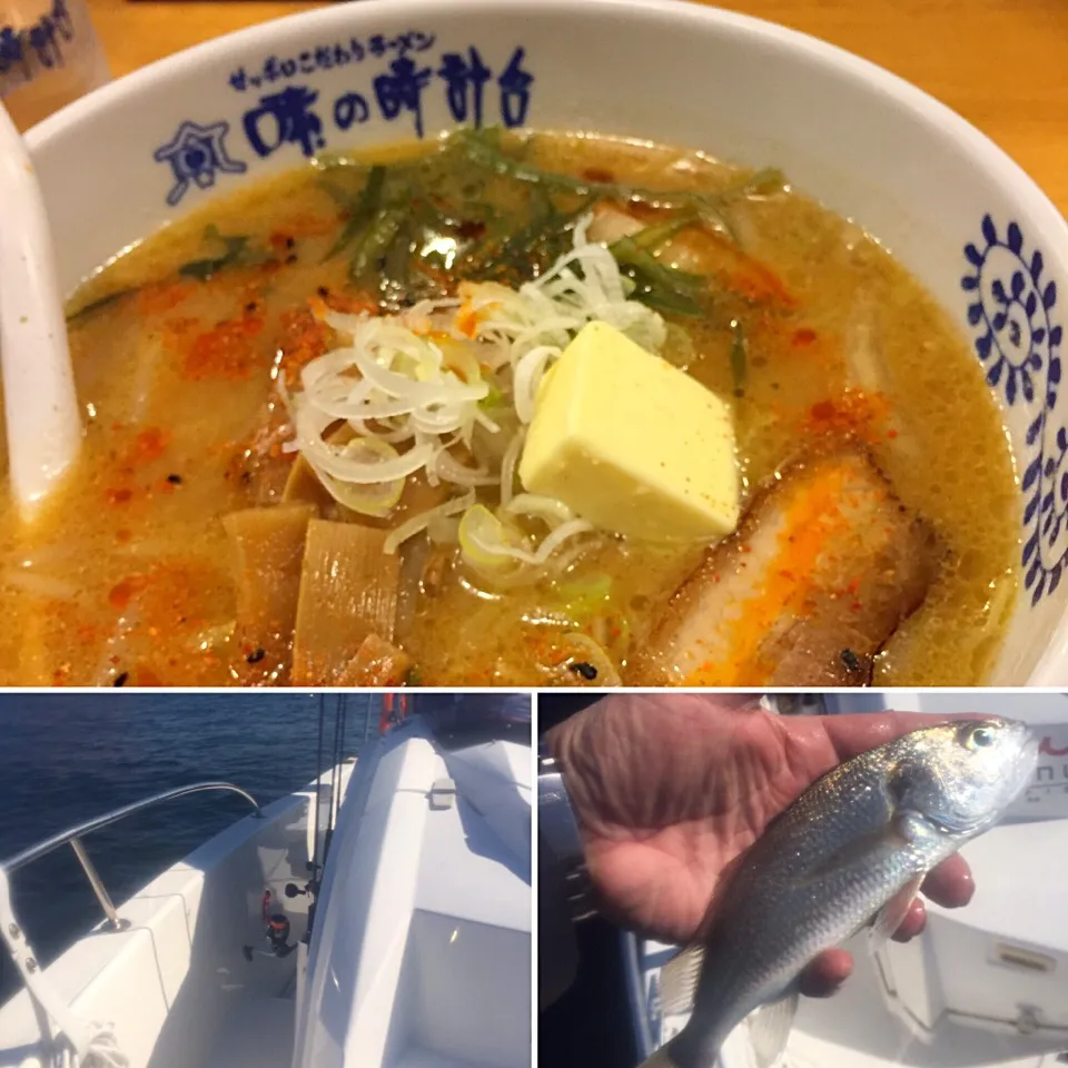 ボート釣りの後の味噌バターラーメン🍜|wildcat山猫さん