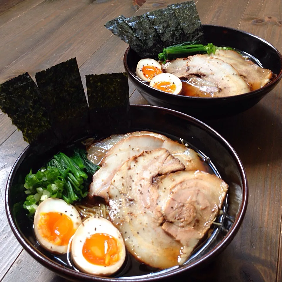 コーズ軒の醤油らーめん🍜麺以外全部手作りしました(´･Д･)」ズルッ✨|koji toyodaさん