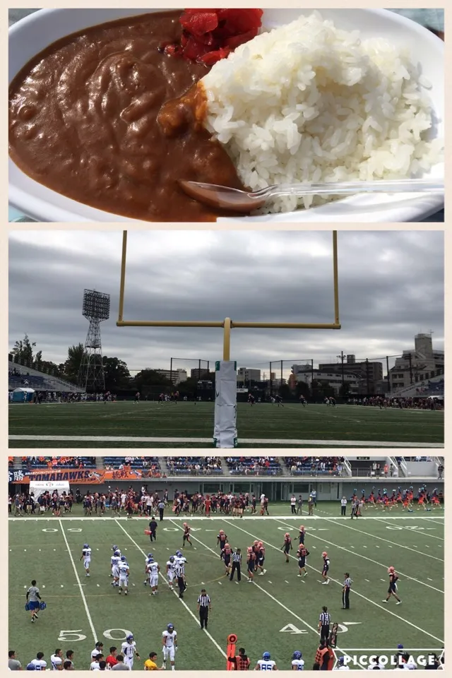 知る人ぞ知る名物、
タッチダウンカレー@富士通川崎スタヂアム

美味いのです。

法政大学トマホークス
vs
日本体育大学トライアンファントライオン

明治大学グリフィンズ
vs
早稲田大学ビッグベアーズ|sniper66さん