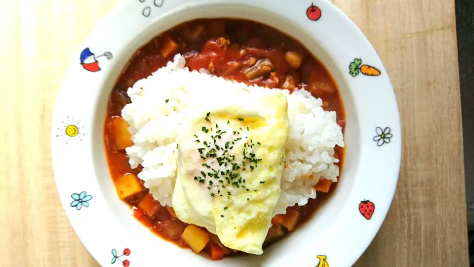 カレー風味 チリコンカンライス|akeaさん