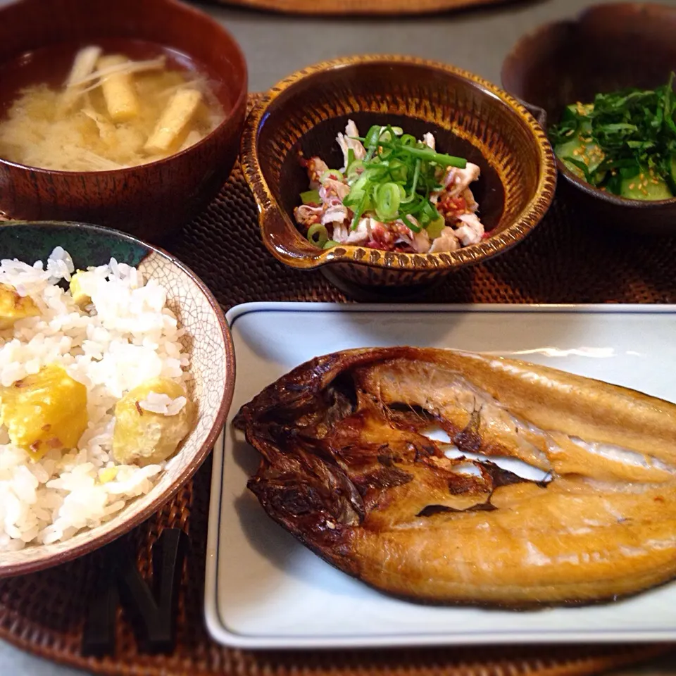 栗ご飯で晩ご飯( ´ ▽ ` )ﾉ|nao子さん