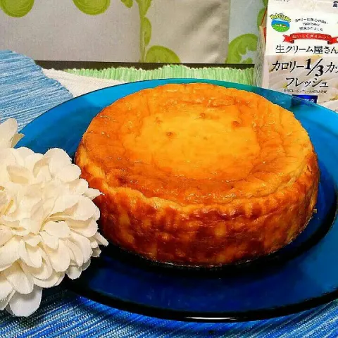 「中沢クロテッド（100g）」を使ってみたSnapdishの料理・レシピ写真:勝手にRizmuさん祭第四弾＼(^o^)／ Rizmuさんのガトーフロマージュ✨バナナ🍌inバージョン♪