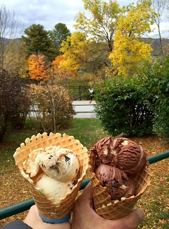 Ben & Jerry's Coconut Seven layers bar, New York Super Chunky Chocolate ice cream cones🍦🍦|MyRaXさん