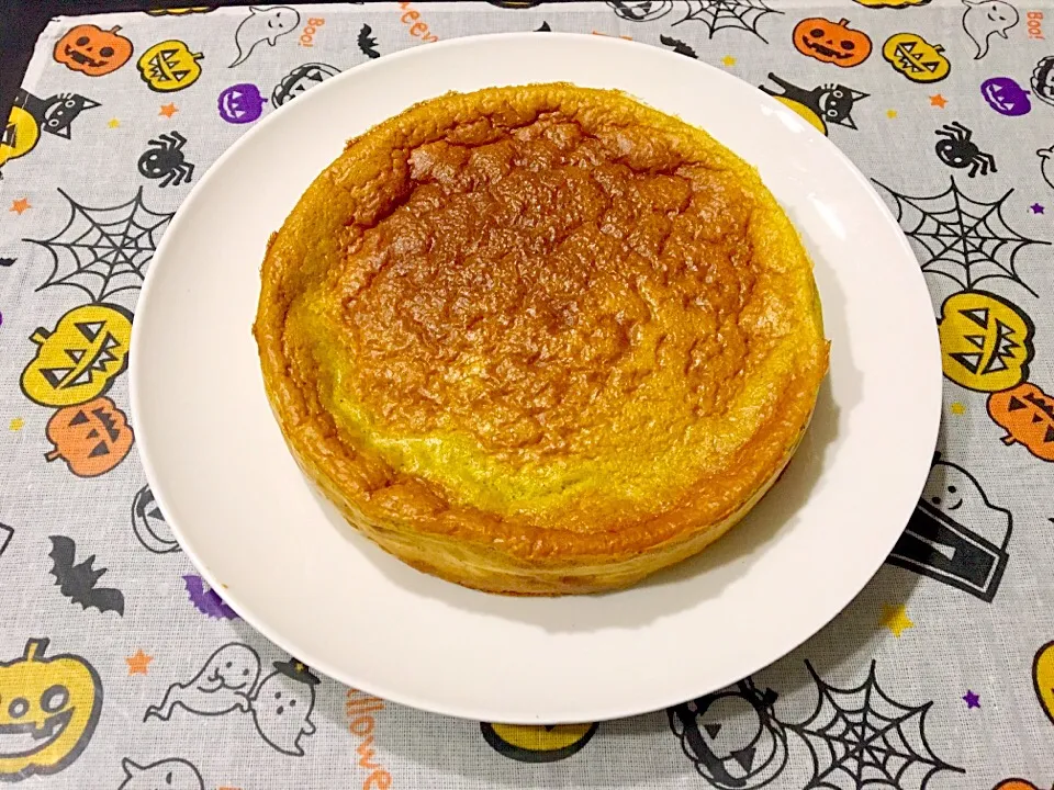 Snapdishの料理写真:かぼちゃのプリン風ケーキ|みよさん