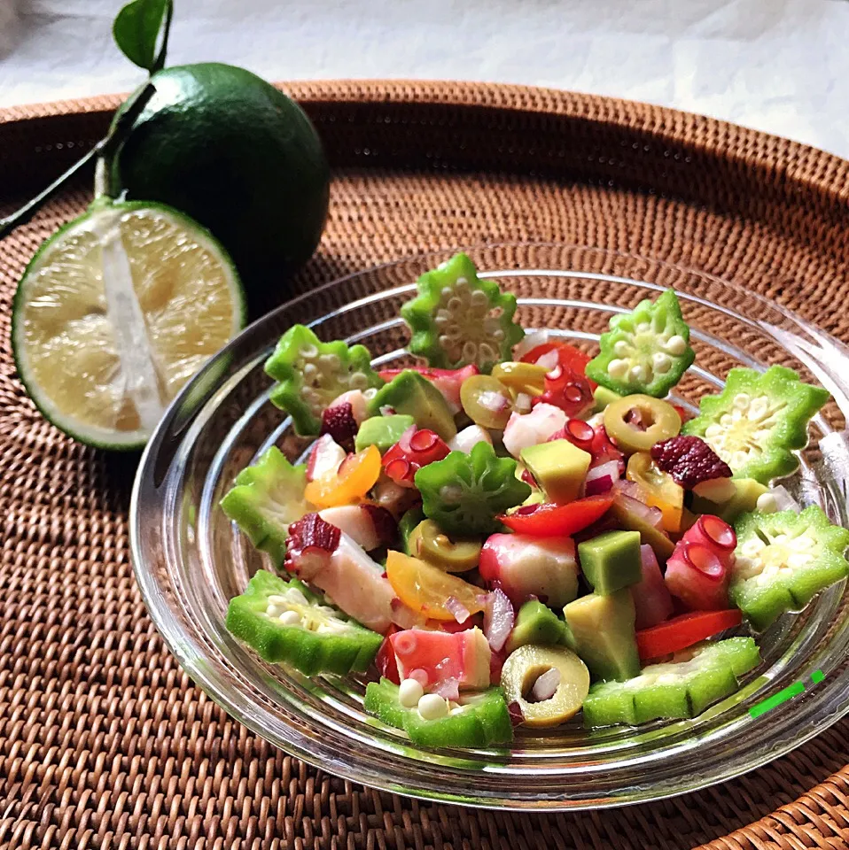 タコとアボカドのセビーチェ 【Octopus and avocado ceviche】|izoomさん