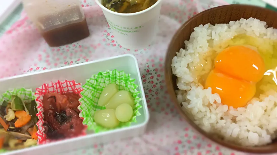 双子ちゃん卵かけご飯ランチ|じゅんこさん