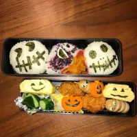 Snapdishの料理写真:ハロウィン弁当🎃|Haruko Adachiさん