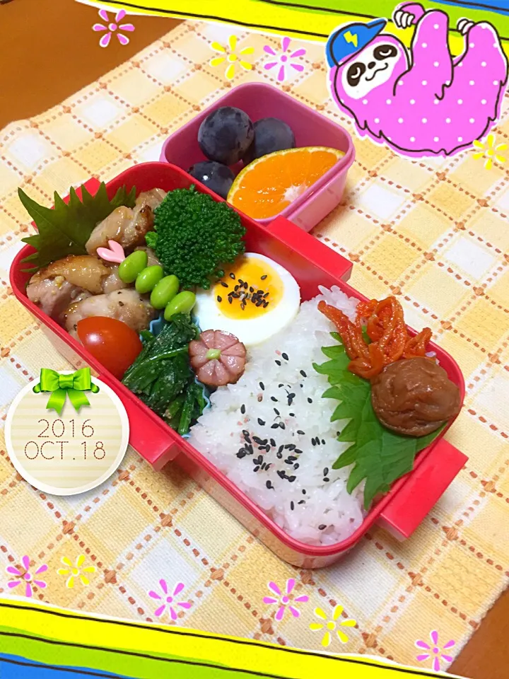 Snapdishの料理写真:高2娘のお弁当|Chiekoさん