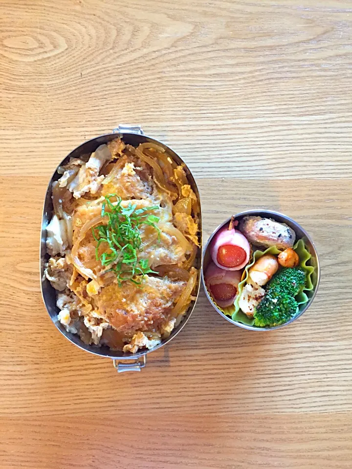 チキンかつ丼＊弁当♪|hiromiさん