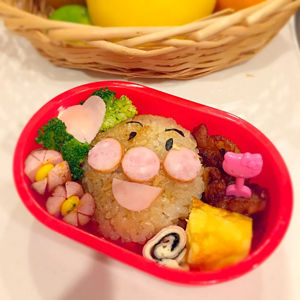 Snapdishの料理写真:小岩井マーガリンでじっくり！焼きおにぎり弁当♡|harucaさん