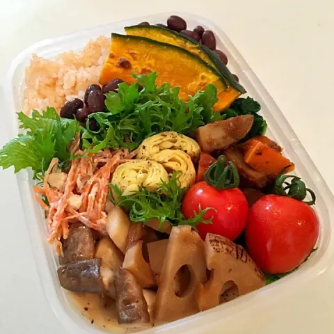 「アーティチョークの水煮」を使ってみたSnapdishの料理・レシピ写真:Veganお弁当🍱アーティチョークも入ってます♬