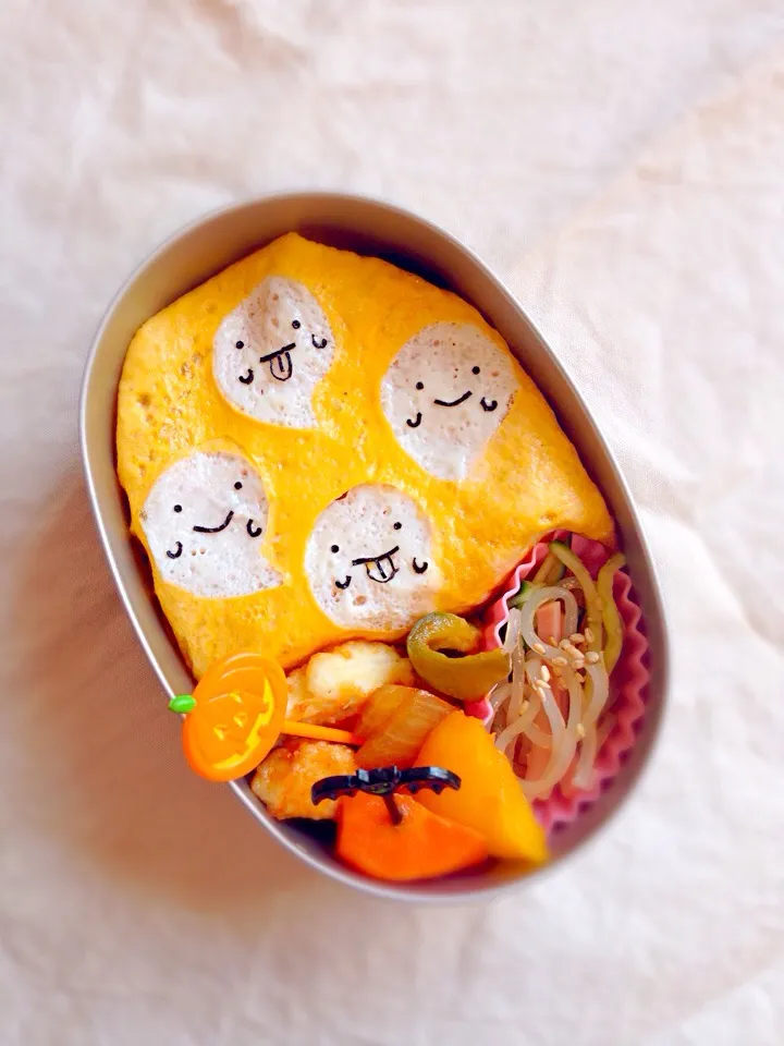 オバケなオムライスでハロウィン弁当☆|Ayumi Furukawaさん