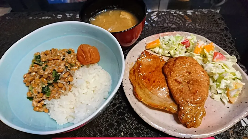 2016-10-18夜❤生姜焼き|一人暮らしごはん🍴さん