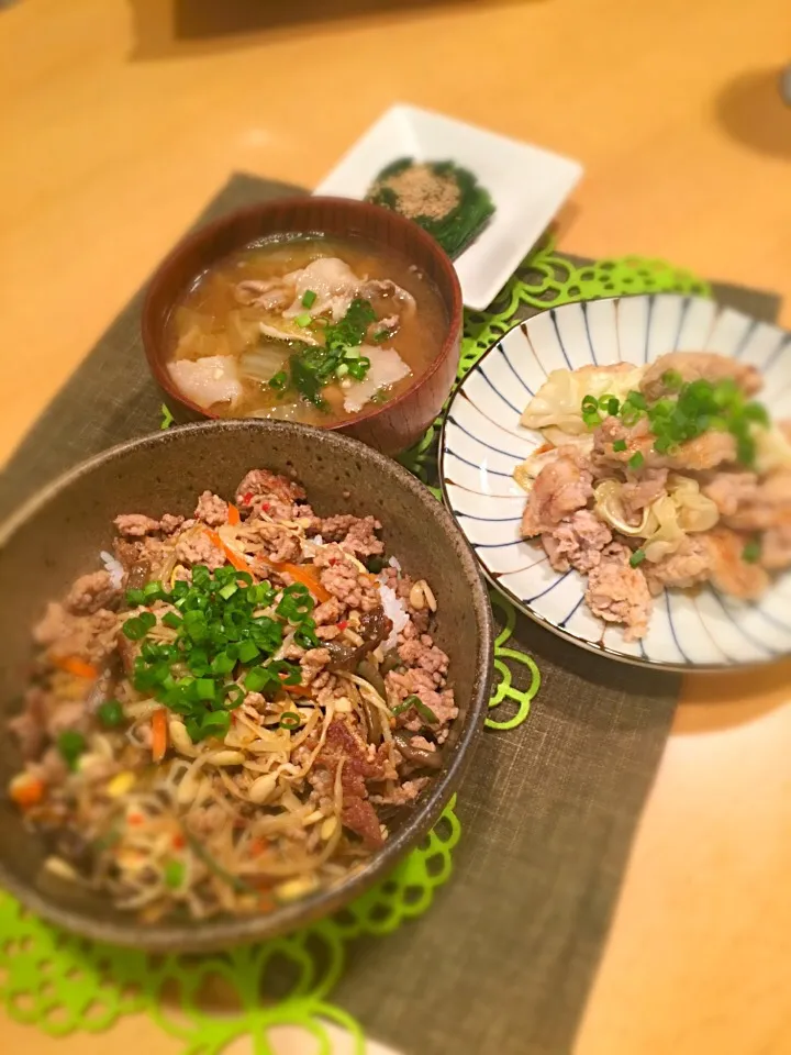 ビビンバ丼(=´∀｀)人(´∀｀=)|アリエッティさん