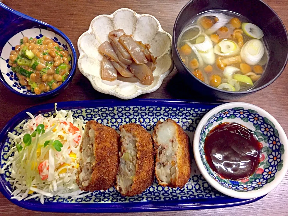 Snapdishの料理写真:今日の夕飯🍙|ひろっちさん