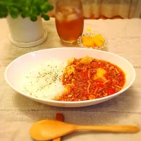 DELISH KITCHENさんのあっさり美味しい トマト麻婆豆腐🍅|きよさん