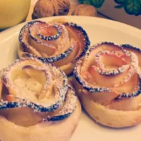 Rose di sfoglia alle mele 
#Fruit #Facile et rapide #Snack/Teatime|Giugiさん