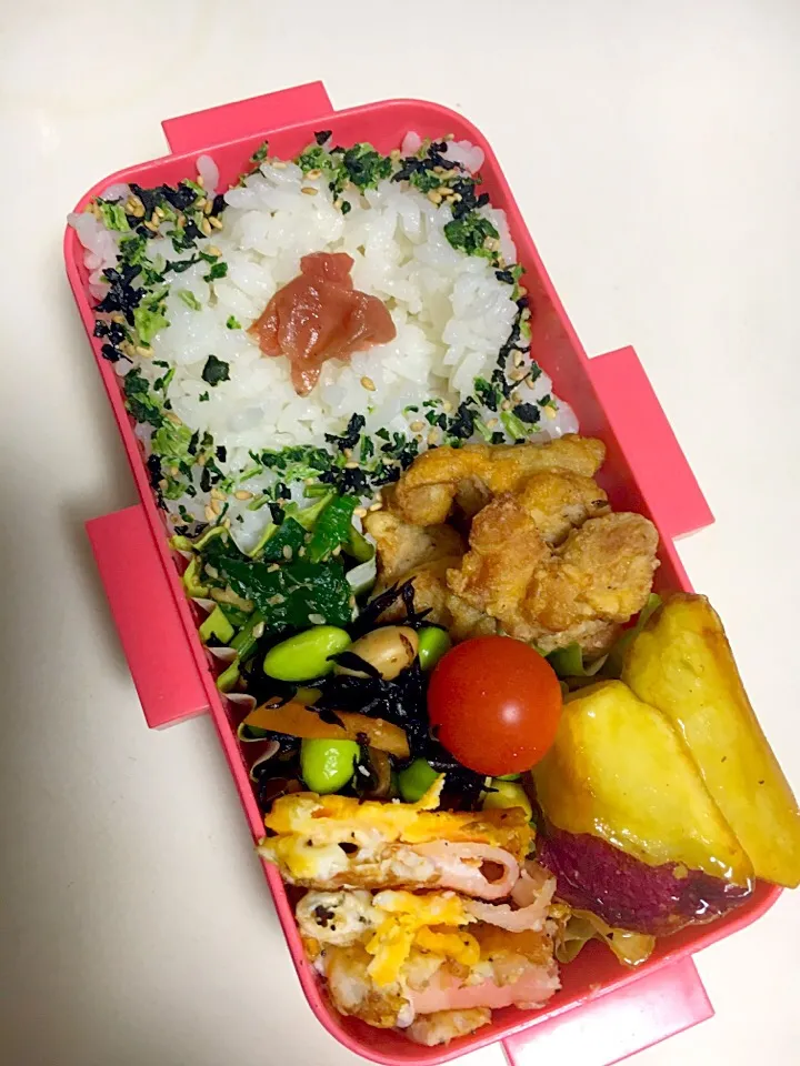 Snapdishの料理写真:｡:°ஐ♡*高2娘お弁当｡:°ஐ♡*|☆☆あやや☆☆さん